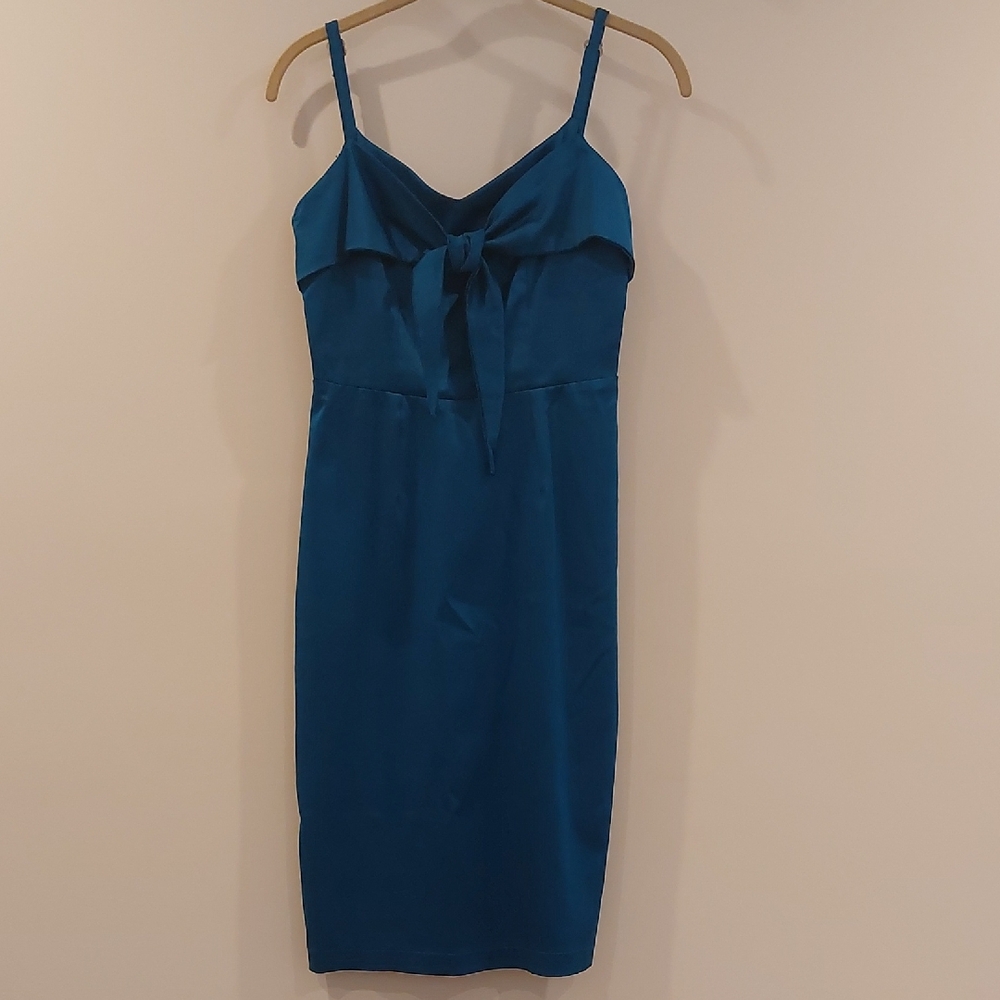 Elegant Sapphire Cocktail Dress